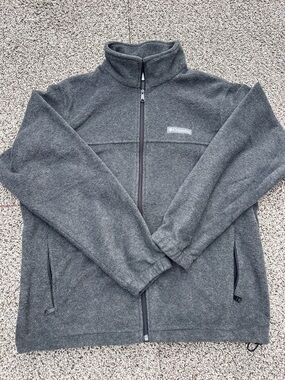 Columbia Men's Gray Full-Zip Fleece Jacket